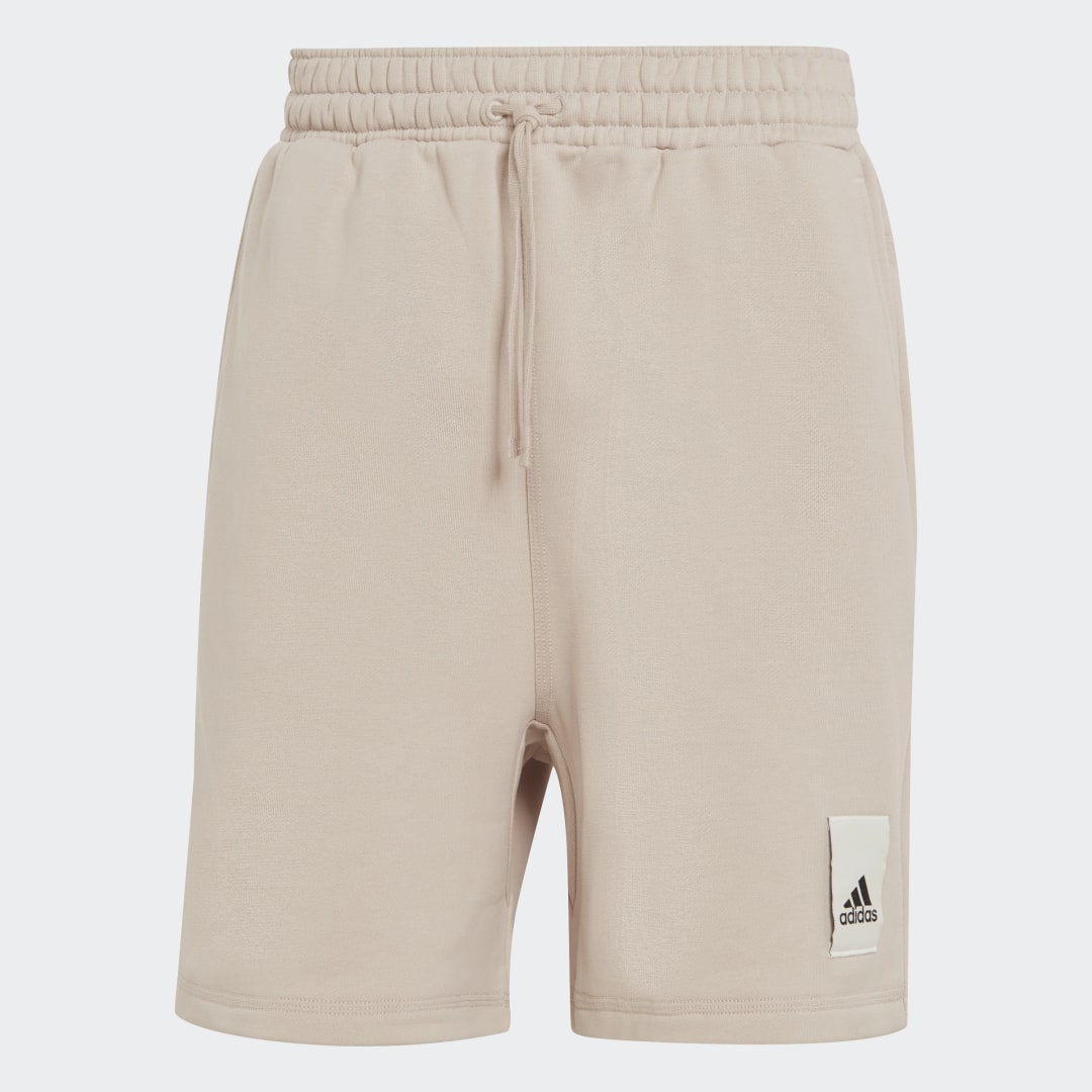 Detalle de Adidas Pantalón corto Lounge Fleece: comodidad para casa y descanso