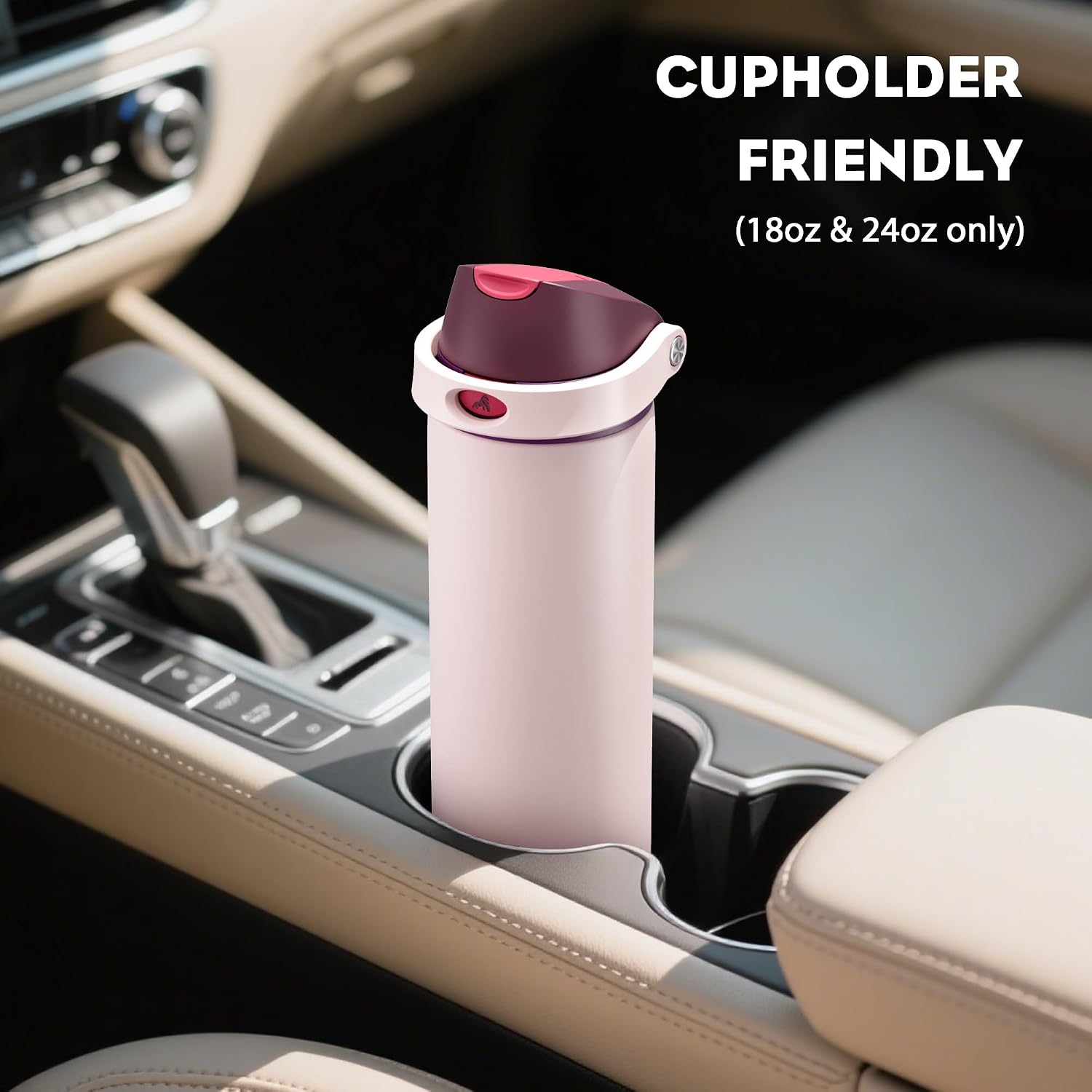 Thumbnail 4 de POWCAN Stainless Steel Water Bottle 18 oz