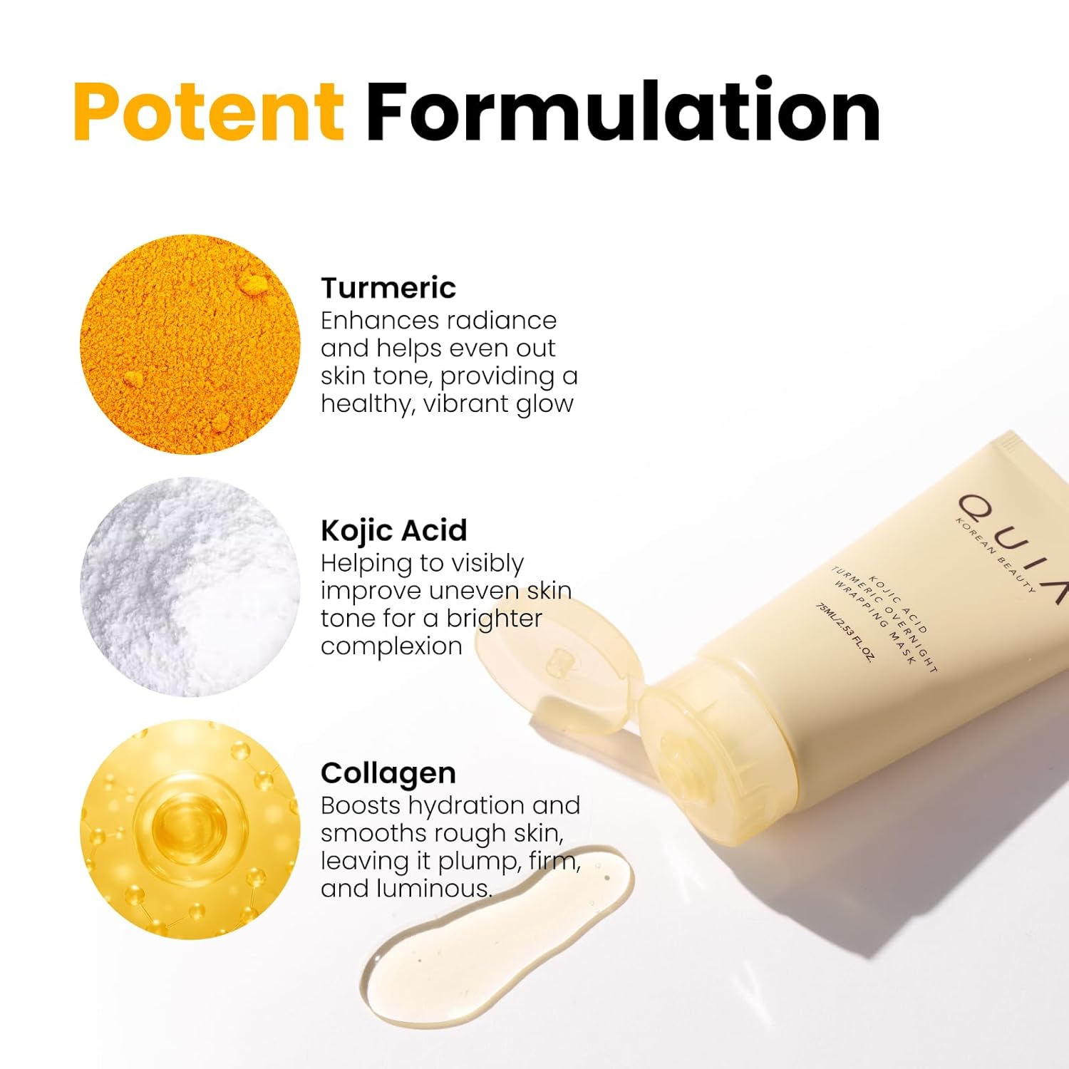 Thumbnail 6 de QUIA Turmeric Kojic Overnight Mask 75ML