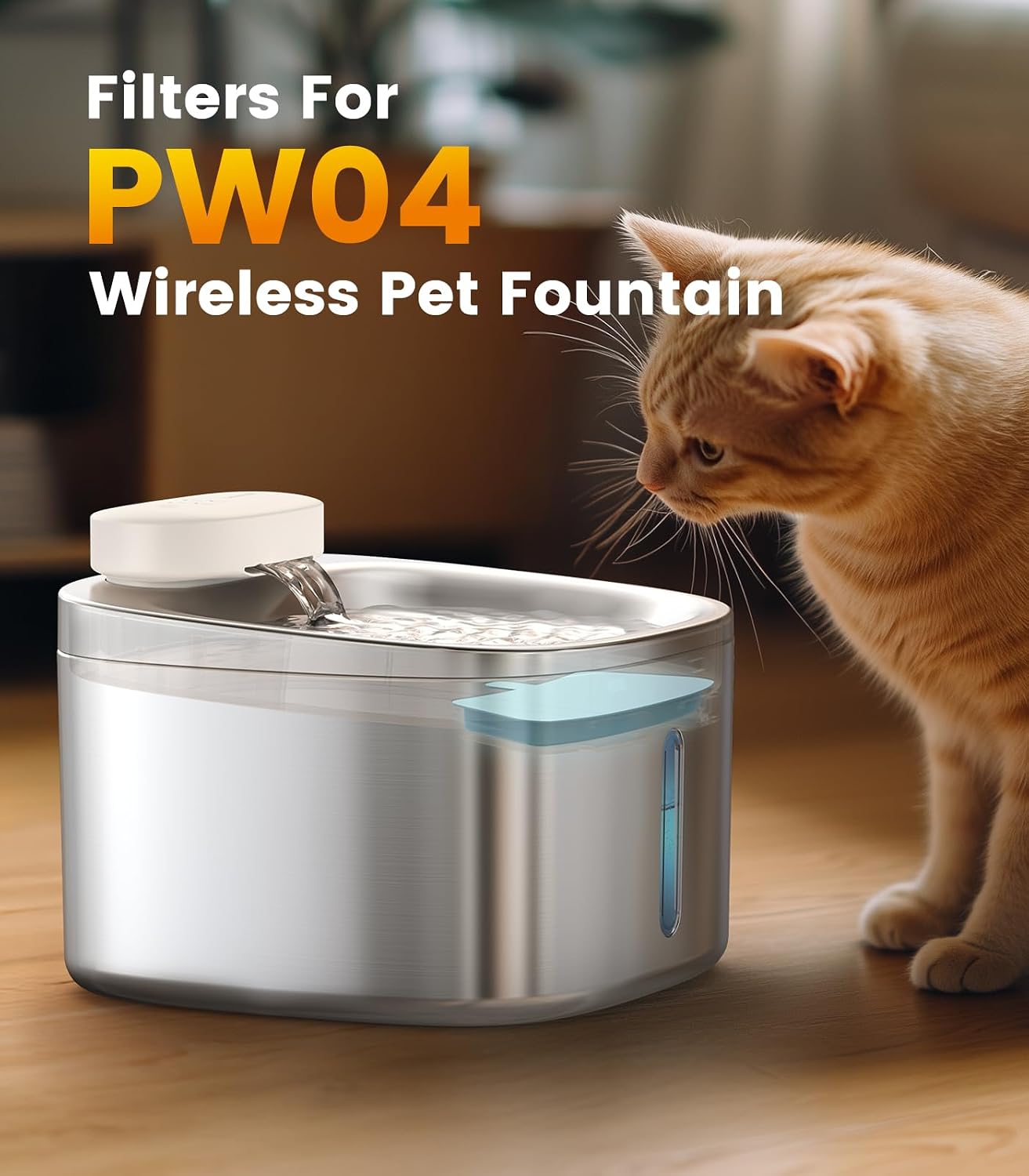 Detalle de Oneisall PW04 cat fountain filter 6 pack