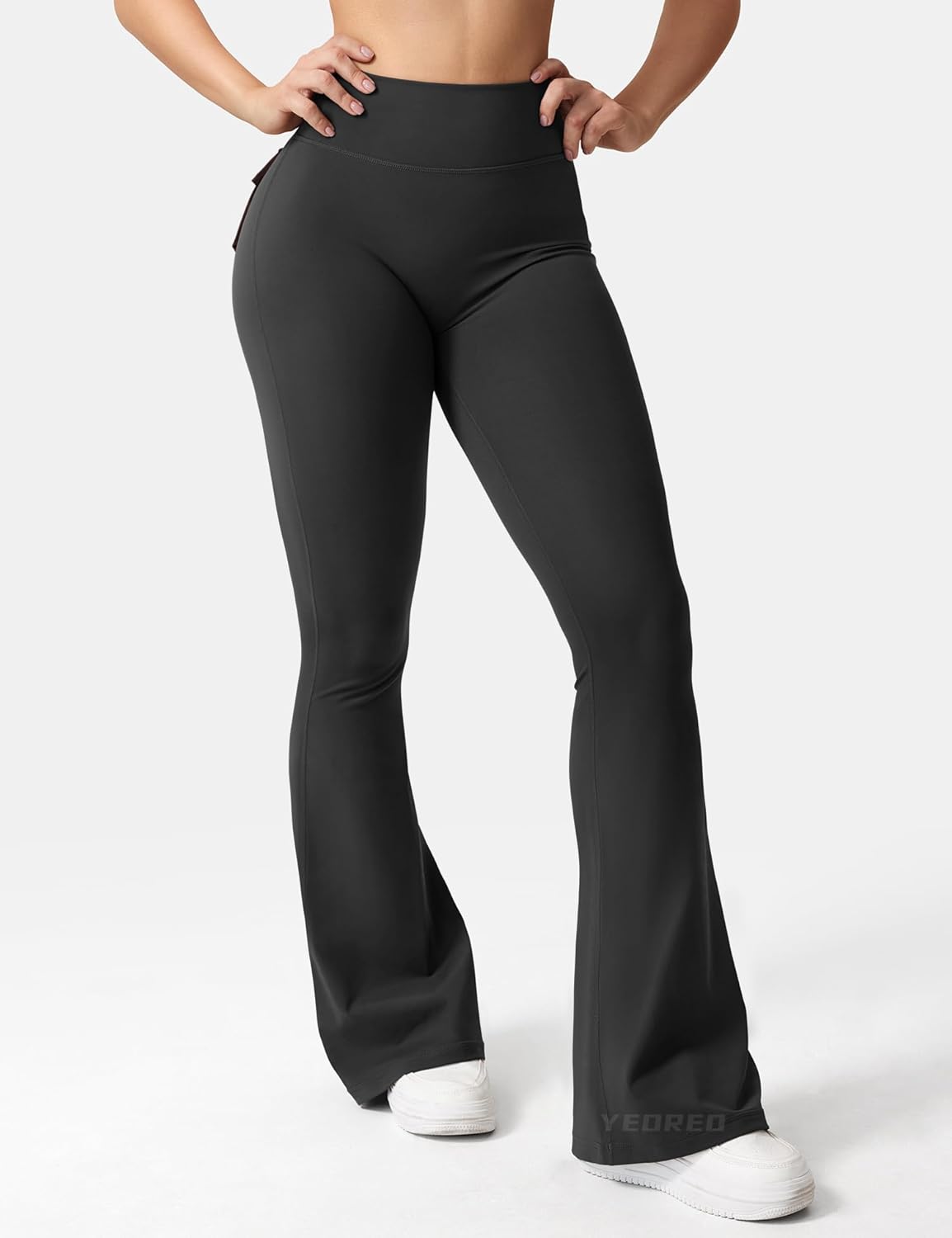Thumbnail 1 de YEOREO CoreFlex Flare Leggings with Pockets for Women (Scrunch Butt Lift Workout & Yoga Pants)