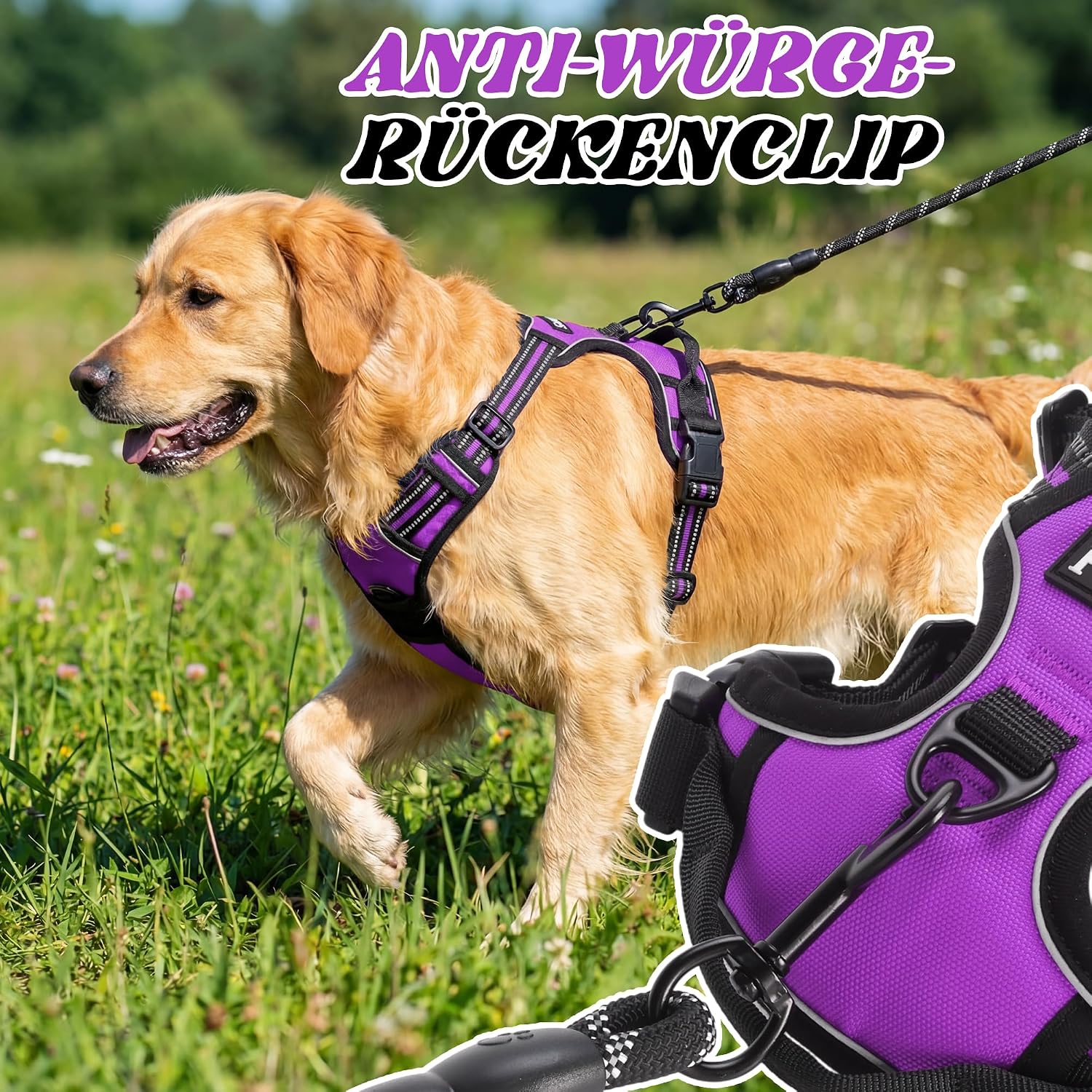 Thumbnail 4 de Funfox Hundegeschirr Anti Zug M