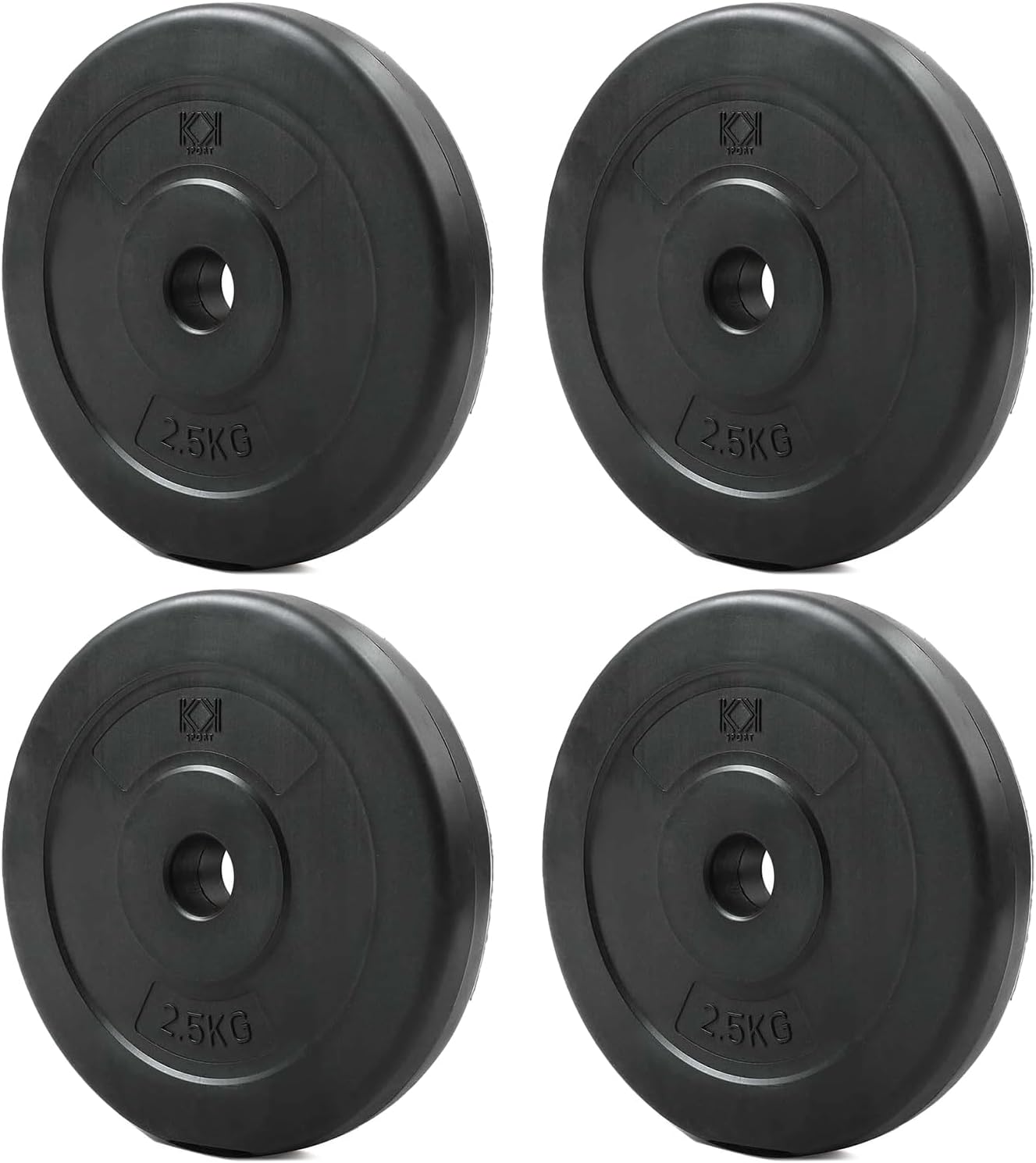 Detalle de Vinyl weight plate set 1 inch, 5kg