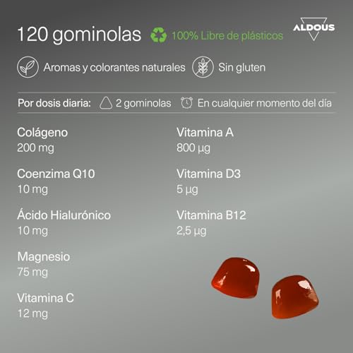 Detalle de Aldous Bio Colageno 120 gominolas