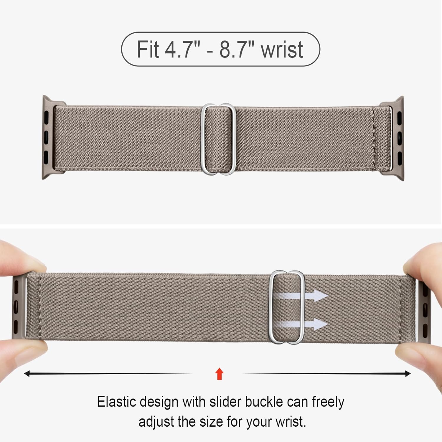 Thumbnail 3 de Raradev Water-Resistant Elastic Band for Apple Watch (38–49mm) – Sweatproof, Stretchy Comfort