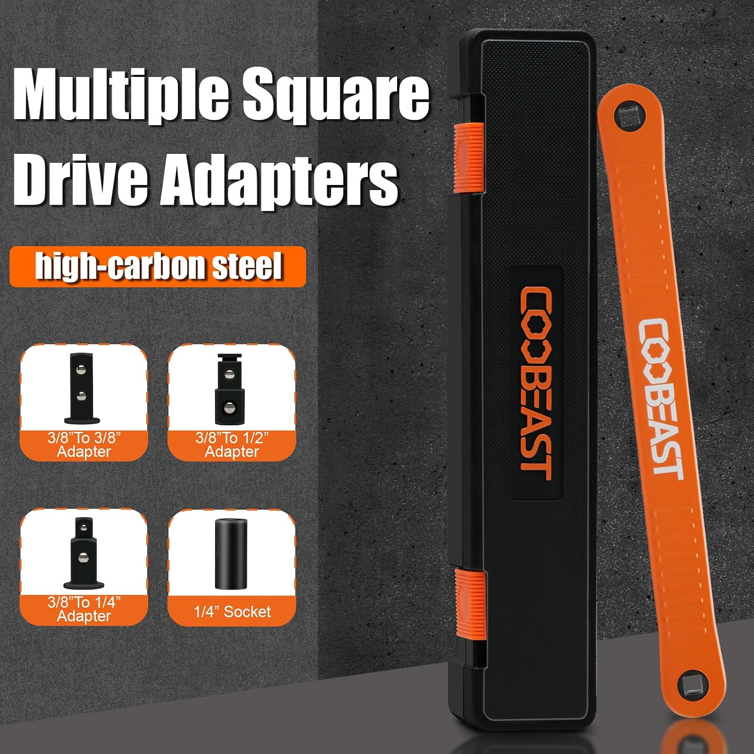 Detalle 1 de coobeast 3/8" Offset Extension Wrench with 0° Swing and Drive Adapters