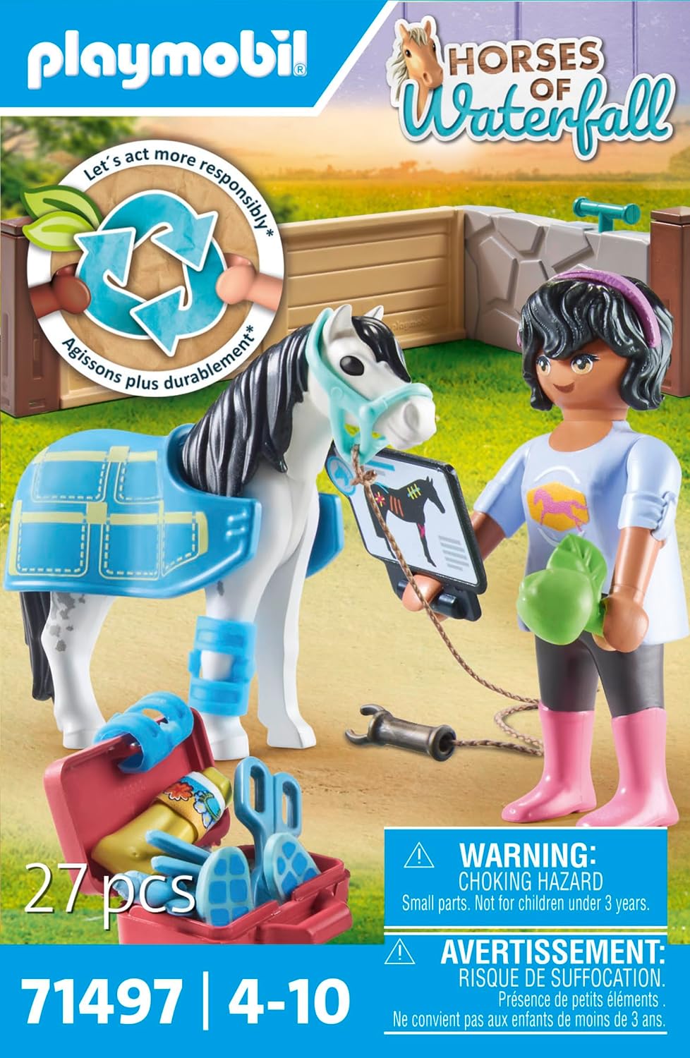 Detalle 2 de PLAYMOBIL horse therapy playset