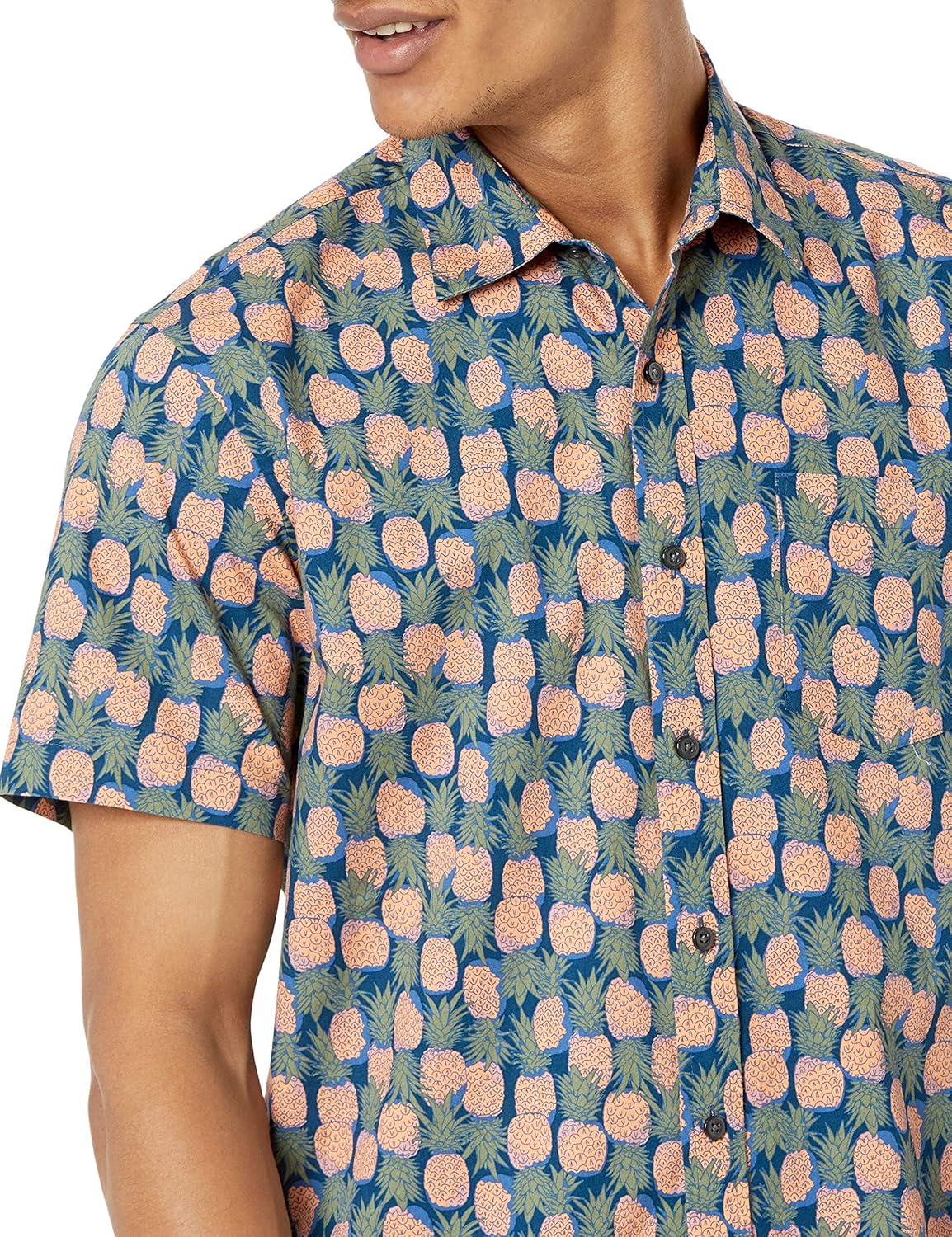 Thumbnail 2 de Amazon Essentials Men’s Regular-Fit Short-Sleeve Print Shirt