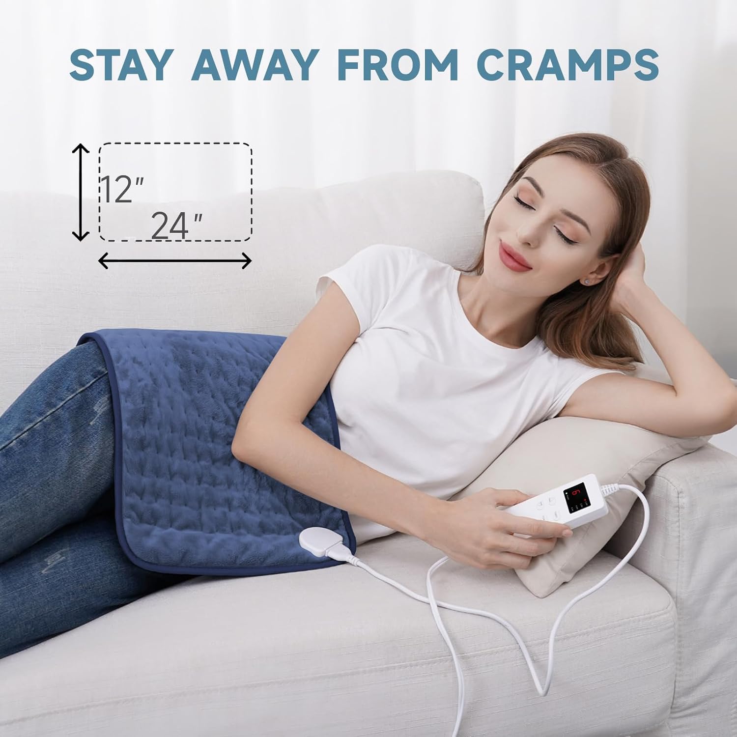 Detalle 2 de Electric Heating Pad, 33 x 17 Inches