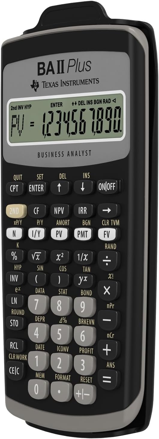 Thumbnail 4 de Texas Instruments TI-BA II Plus – Calcolatrice finanziaria VE=1