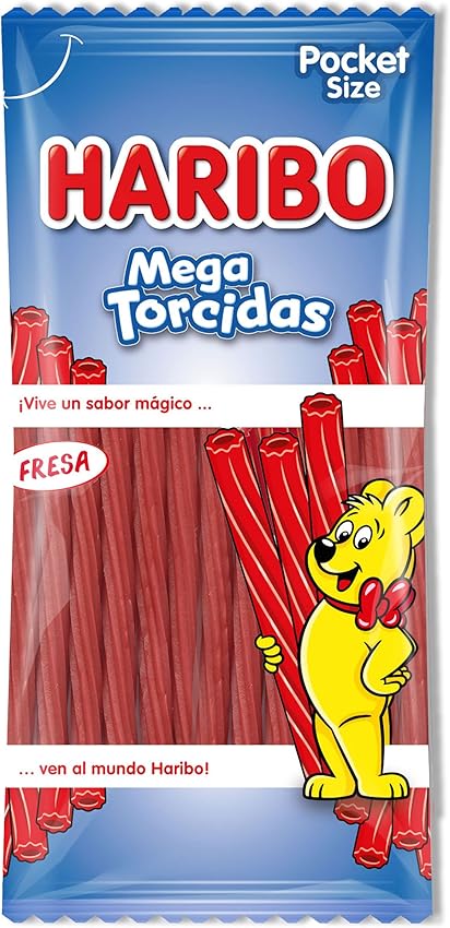 Haribo Mega Torcidas Geles Dulces 🍬 - 18 bolsas de 75g