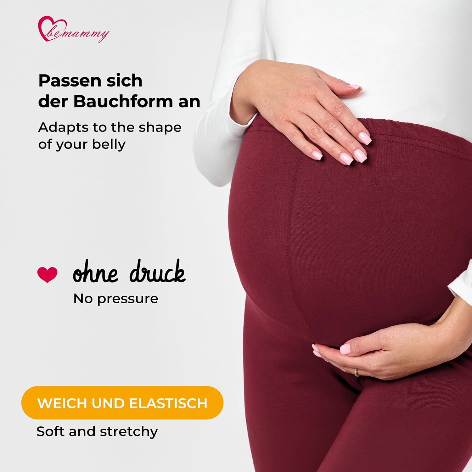 Thumbnail 3 de Be Mammy BE20-230 Umstandsleggings 1 Stück