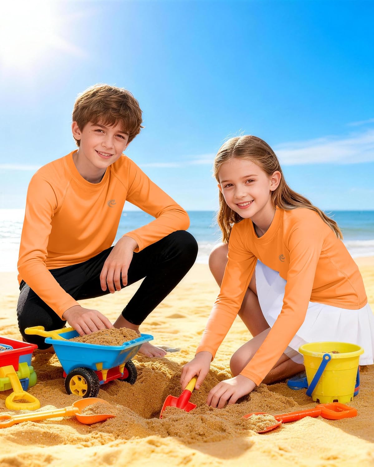 Detalle de Boys UPF 50+ Long Sleeve Swim Shirt (UPF 50+) by Boys UPF 50+