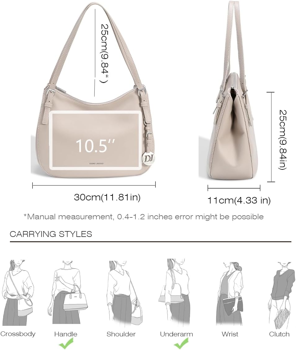 Thumbnail 6 de David Jones sac à main porté épaule hobo en simili cuir PU, taille moyenne