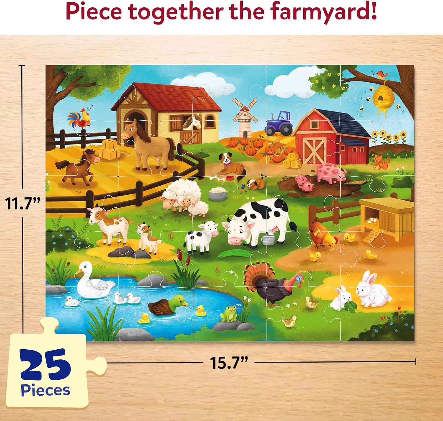 Thumbnail 6 de Skillmatics Farm Animal Puzzle, 25-Piece