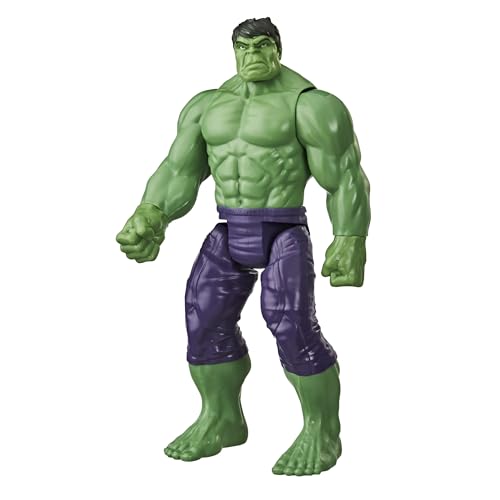 Detalle de Hasbro Marvel Avengers Titan Hero Series Blast Gear: Hulk, figura di 30 cm, Deluxe