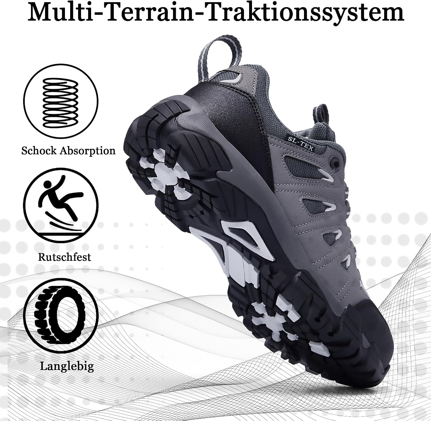 Thumbnail 1 de SHULOOK Damen-Wanderschuhe – Wasserdicht, leicht und rutschfest für Outdoor-Aktivitäten