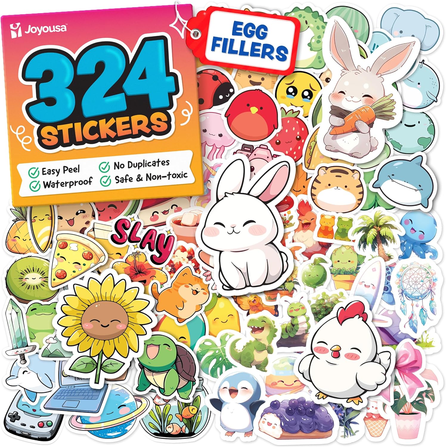 Joyousa 324pc Sticker Pack for Water Bottles 🎨