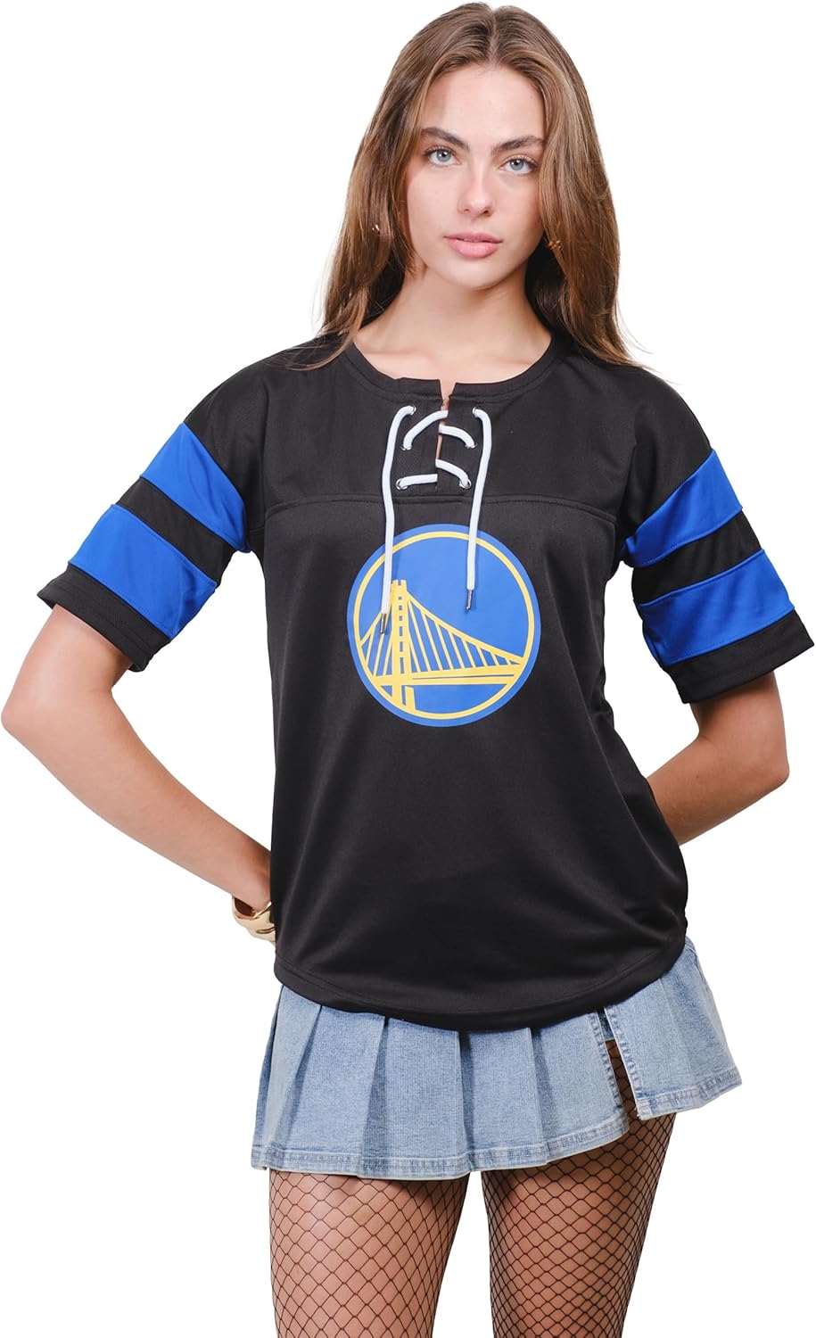 Thumbnail 6 de Ultra Game Women’s NBA Official Super Soft Mesh Lace-Up Jersey Shirt