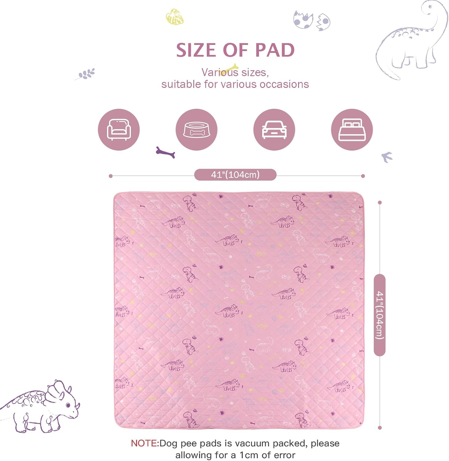 Thumbnail 1 de IEUUMLER Washable Dog Pee Pads 2 Pack