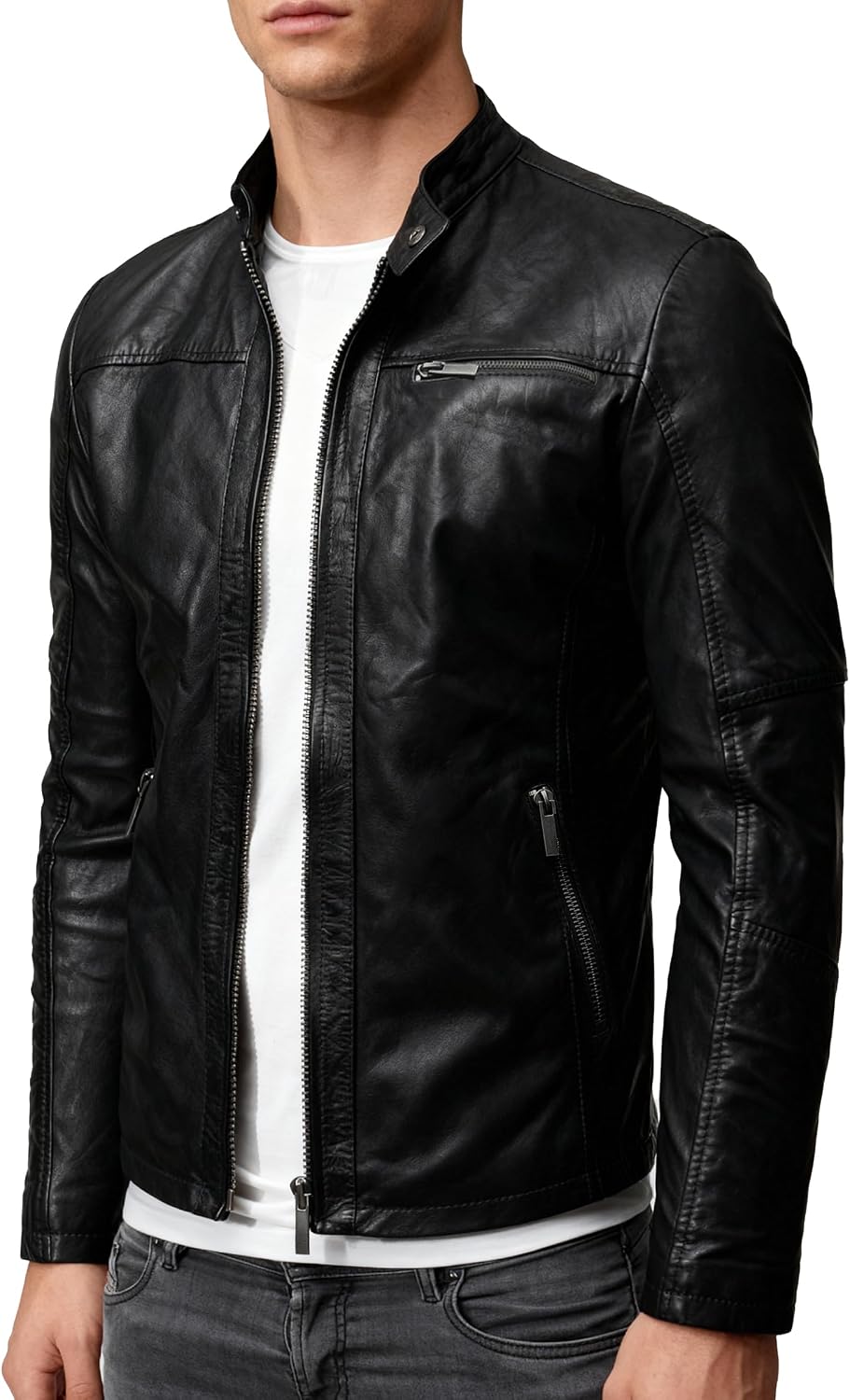 Detalle 2 de Crone Epic Lederjacke