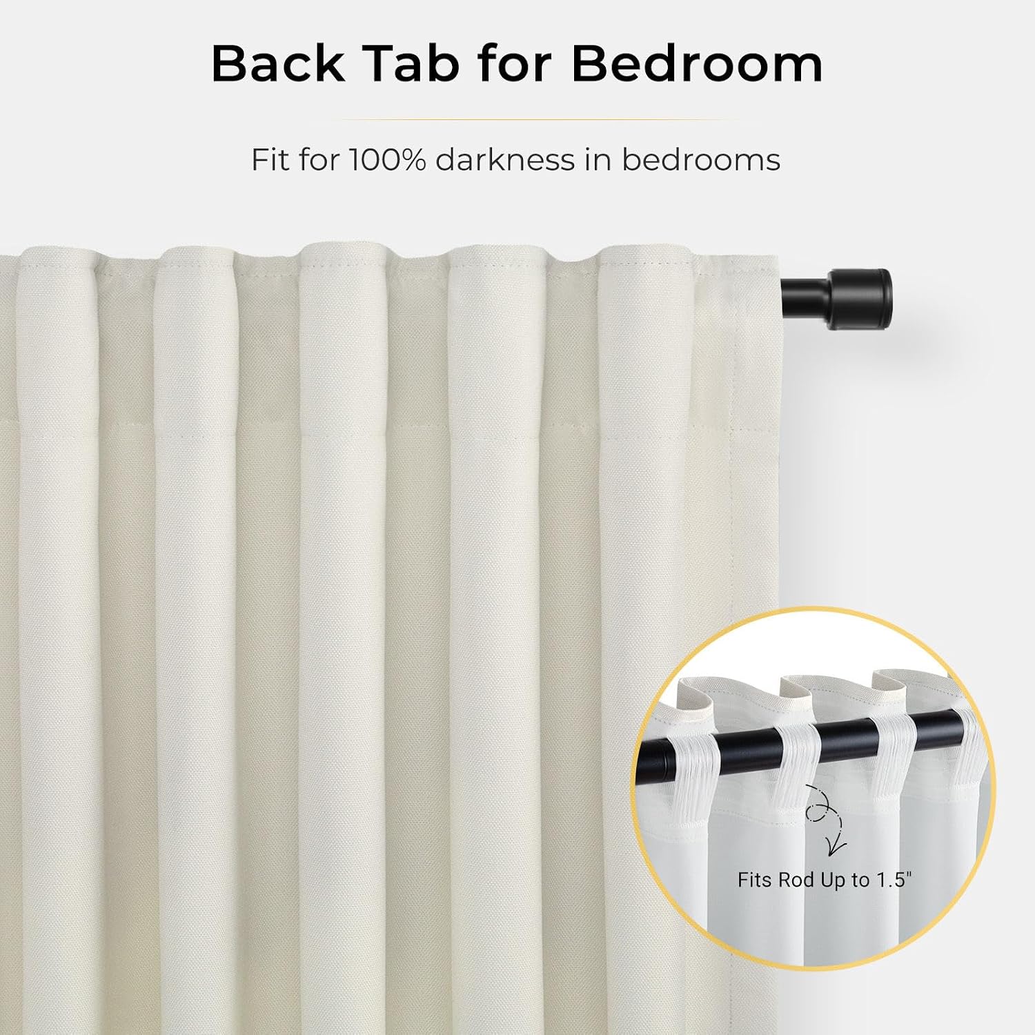 Thumbnail 6 de INOVADAY Blackout Curtains, 84-Inch