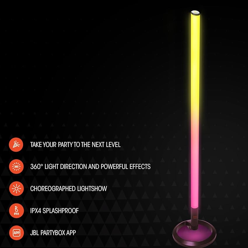 Detalle de JBL PartyLight Stick Iluminación para fiesta Bluetooth Negro
