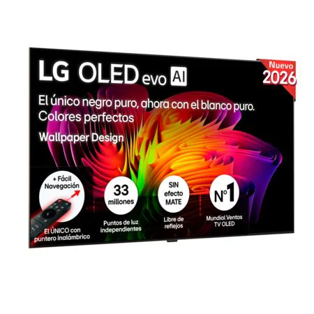 Detalle de LG OLED evo AI W6 Wallpaper 77'' (OLED77W69LA) 4K: evaluación práctica y criterios de compra