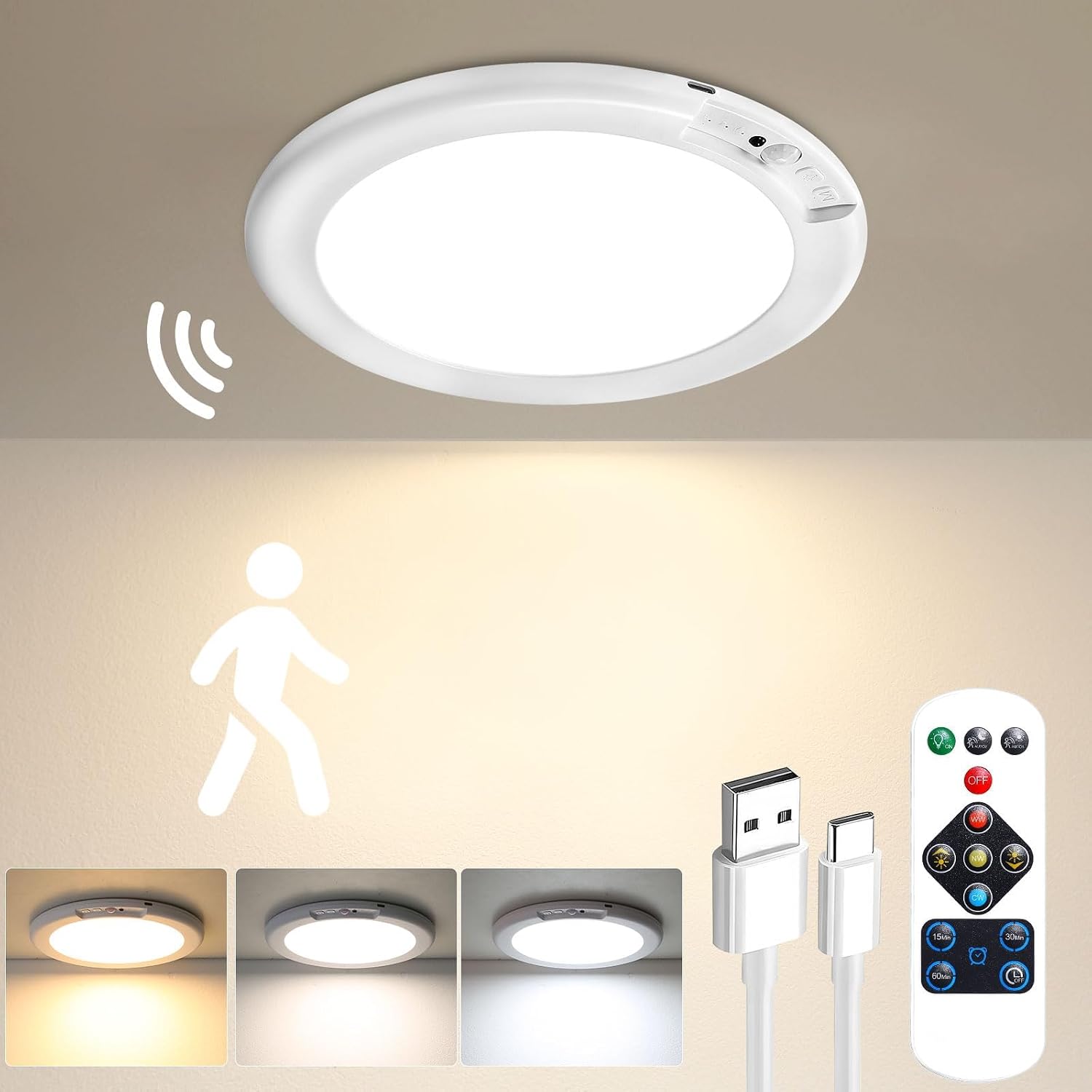 Imagen de Gotopceed Motion Sensor Light with Remote en OfertitasTOP