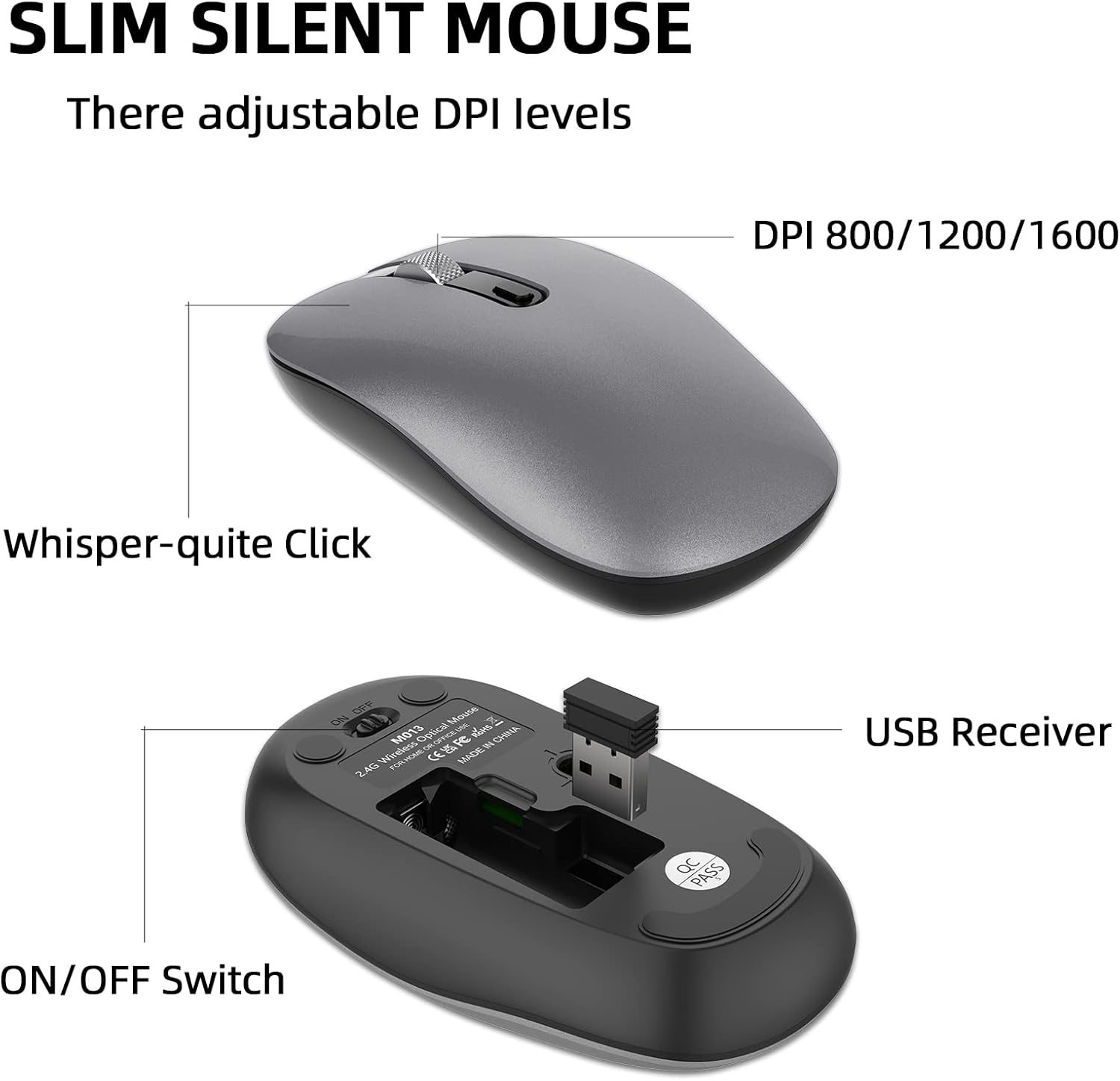 Detalle de Cimetech 2.4G wireless keyboard mouse combo