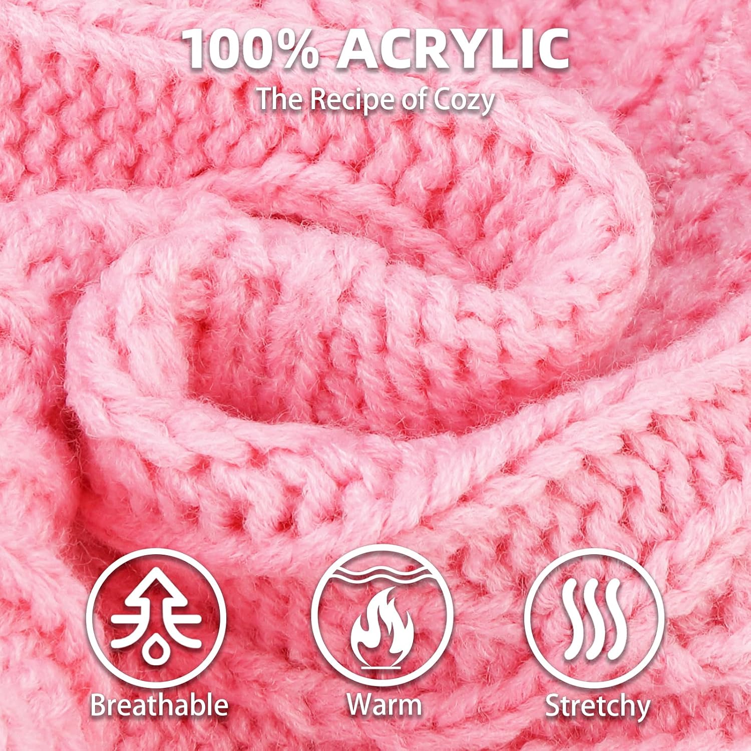 Detalle de PUPTECK Dog Sweater, 100% Acrylic