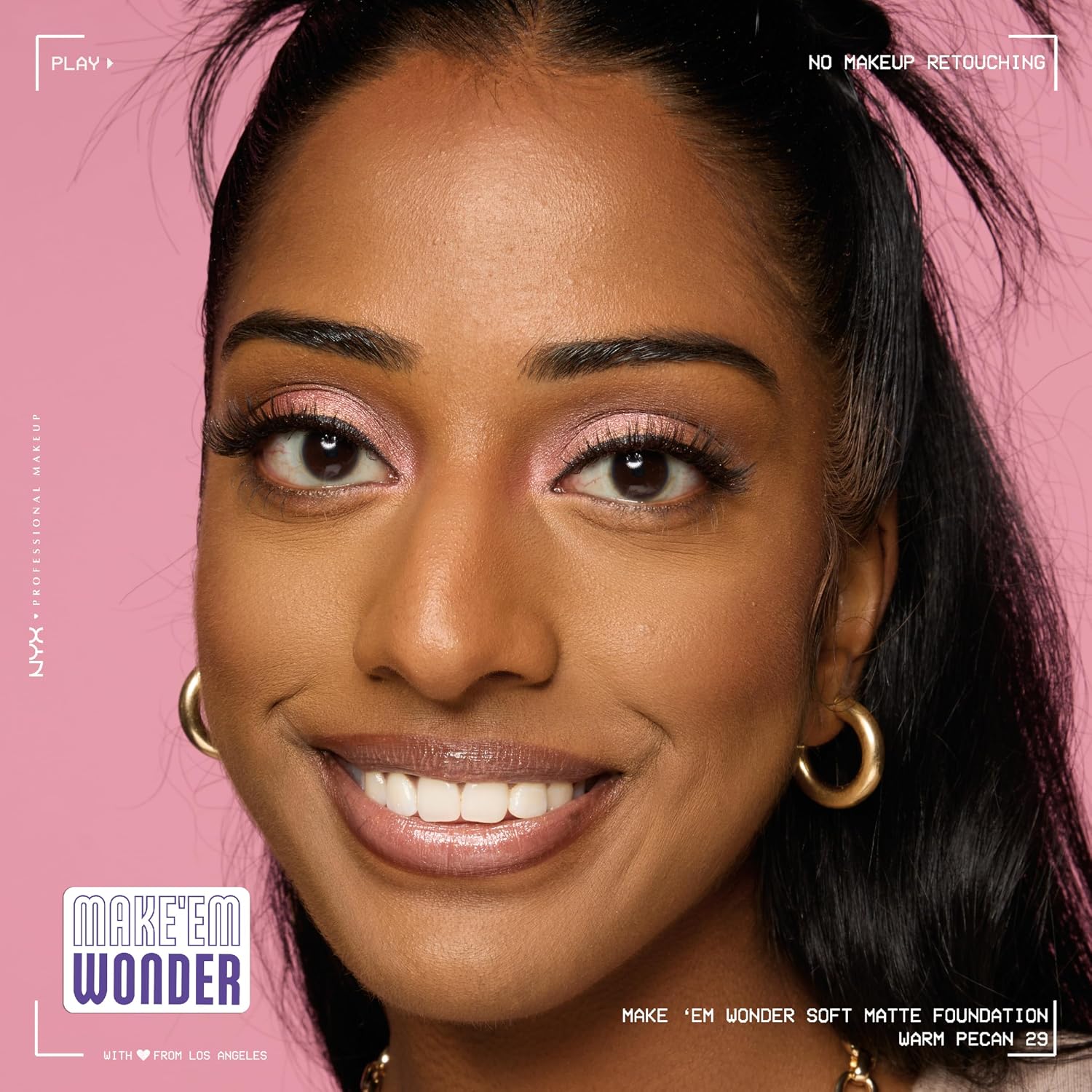Thumbnail 6 de NYX Make 'EM Wonder fondotinta 29 Warm Pecan 💄