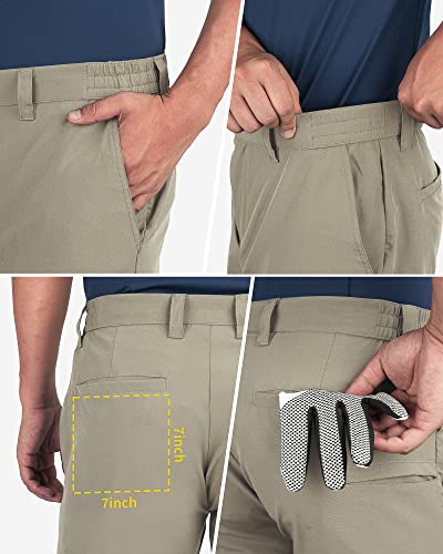 Thumbnail 1 de 33,000ft Men's Golf Shorts 9" Lightweight Stretch Outdoor Shorts