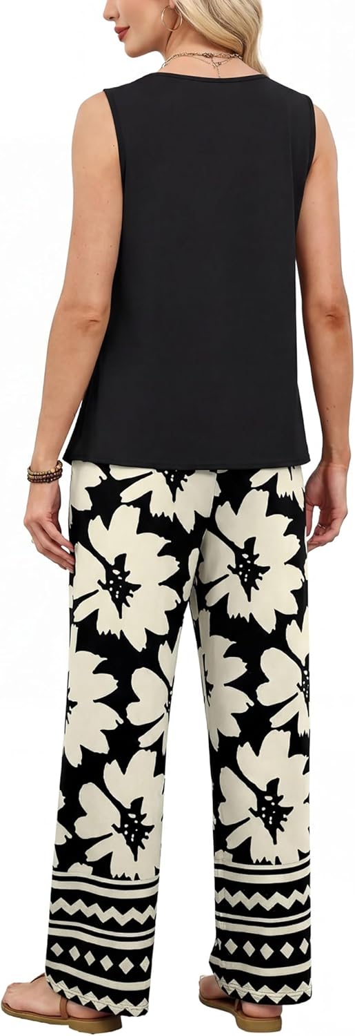 Thumbnail 6 de WIHOLL Two Piece Sets for Women: Dressy Lounge Set for Summer and Travel
