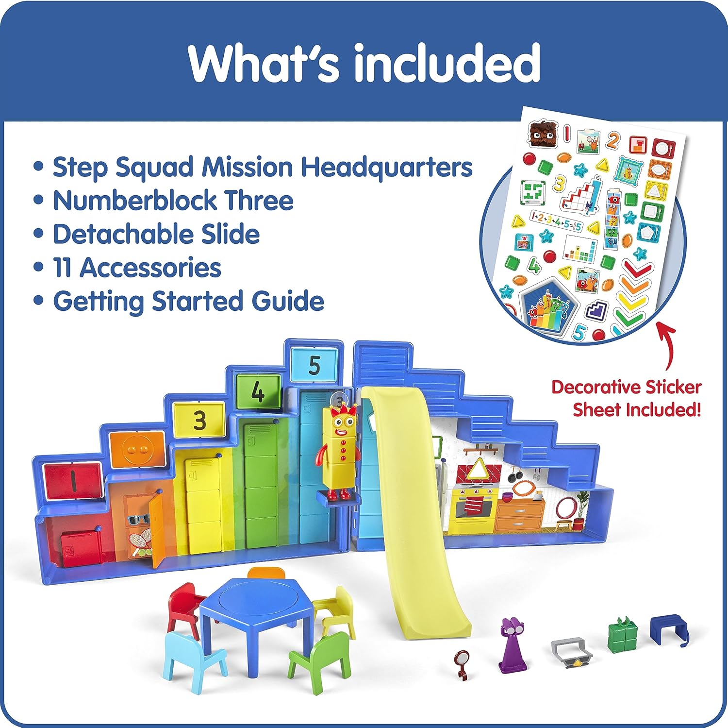 Thumbnail 5 de Learning Resources Numberblocks Step Squad Mission Headquarters Deluxe Playset