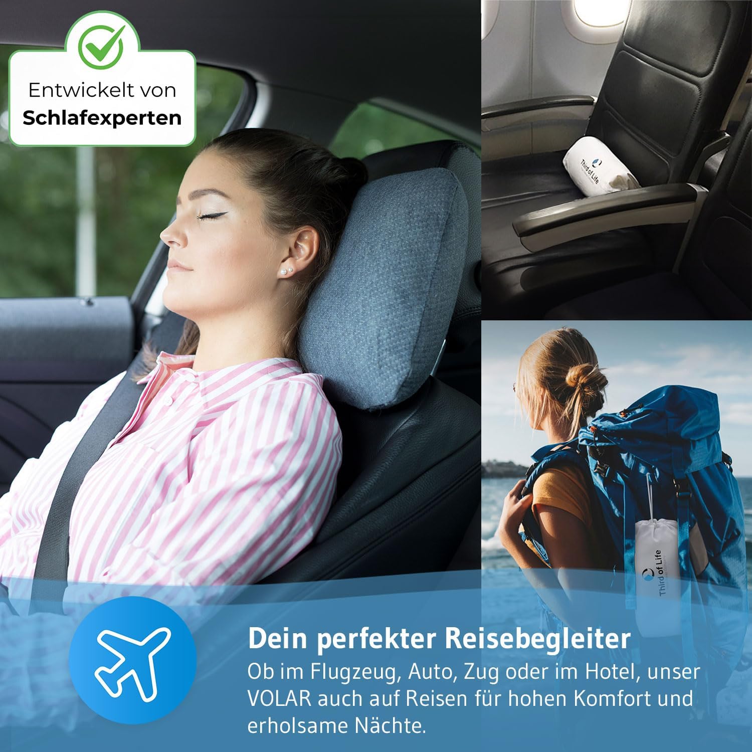 Thumbnail 4 de VOLAR QuickDry Reisekissen 40×25 cm