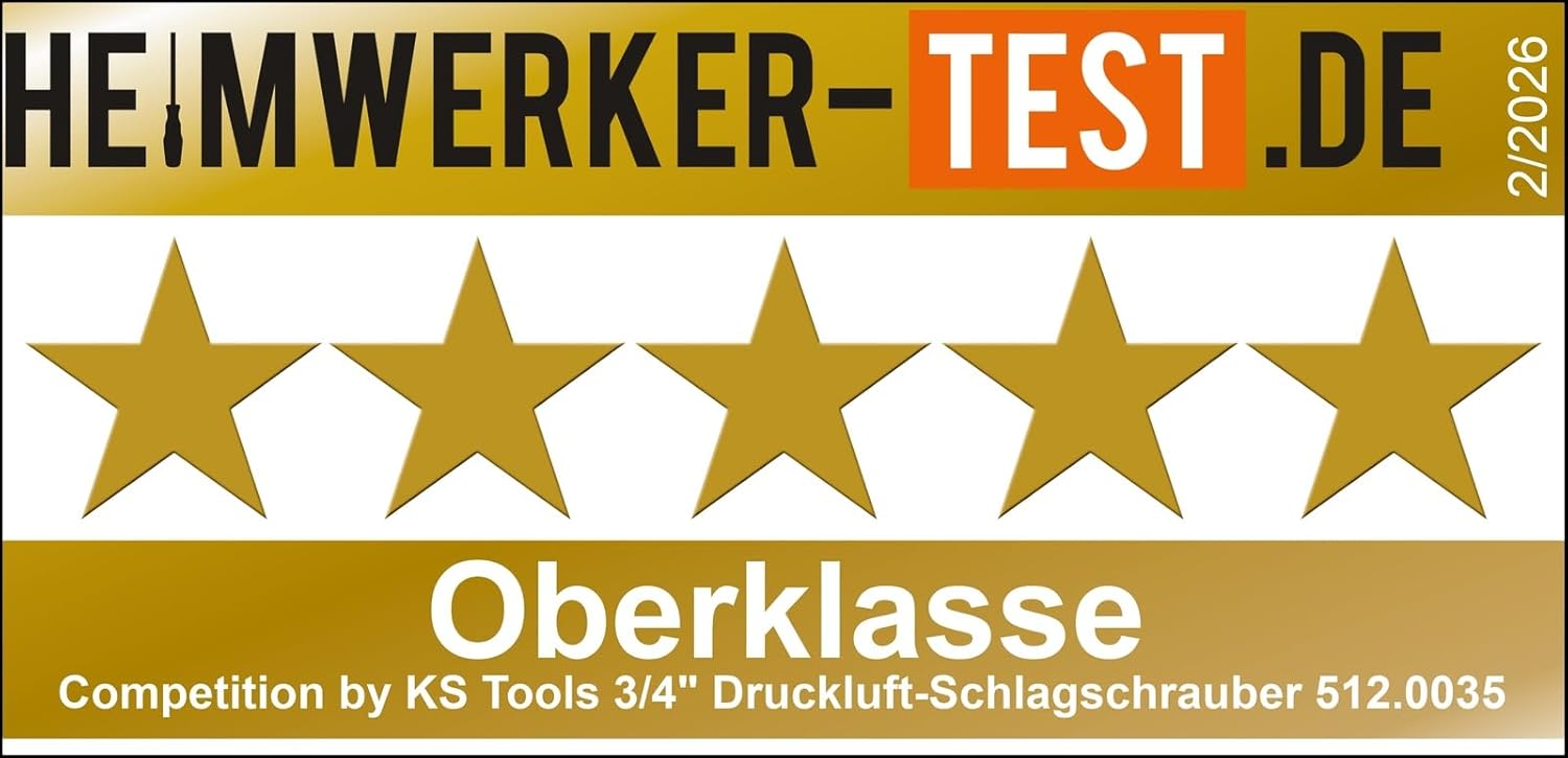 Detalle 2 de COMPETITION 512.0035 3/4" Hochleistungs-Druckluft-Schlagschrauber – 2000 Nm