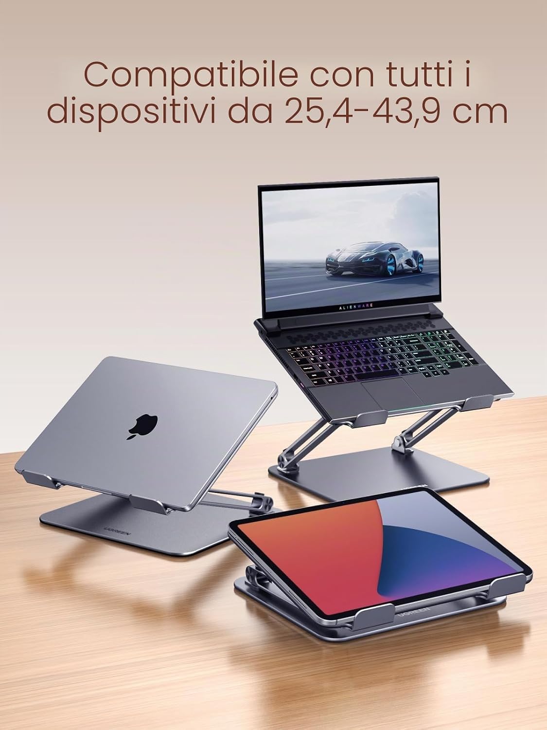 Thumbnail 6 de UGREEN Supporto per Laptop Pieghevole e Regolabile: Ergonomia e Raffreddamento per 10–17 pollici