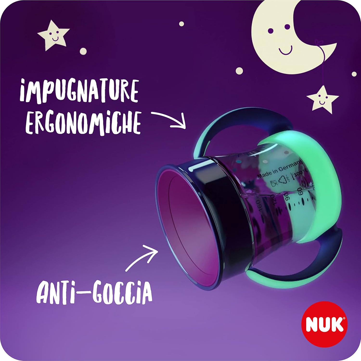 Detalle de NUK Mini Magic Cup Night 360° 160 ml