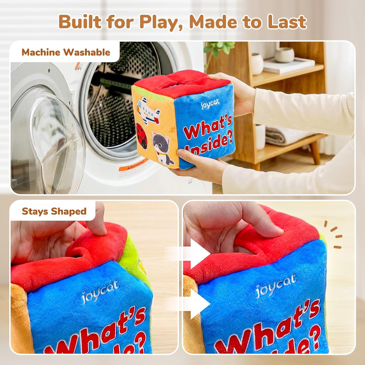 Thumbnail 6 de JoyCat Baby Toys 6–12 Months Mystery Soft Box (10 Sensory Objects)