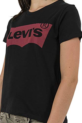 Thumbnail 2 de Levi's The Perfect Large Batwing Tee 173690201 – T-shirt donna nera, taglio batwing, taglio L
