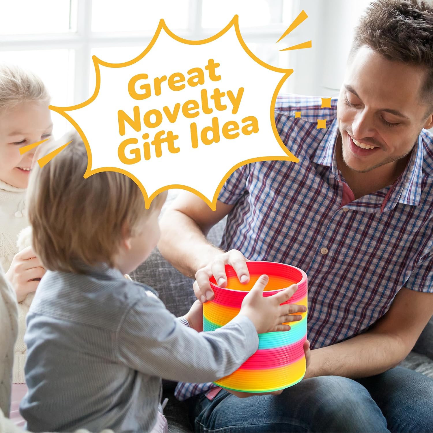 Detalle 2 de Jumbo Rainbow Spring Toy 6-Inch