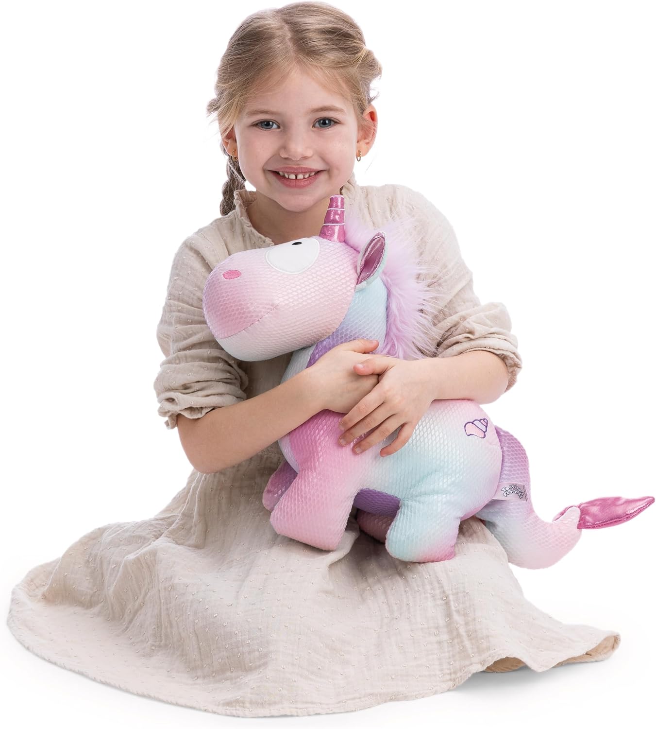 Detalle 2 de NICI 63098 pluszowy jednorożec Nerina, 32 cm, fioletowo-różowy