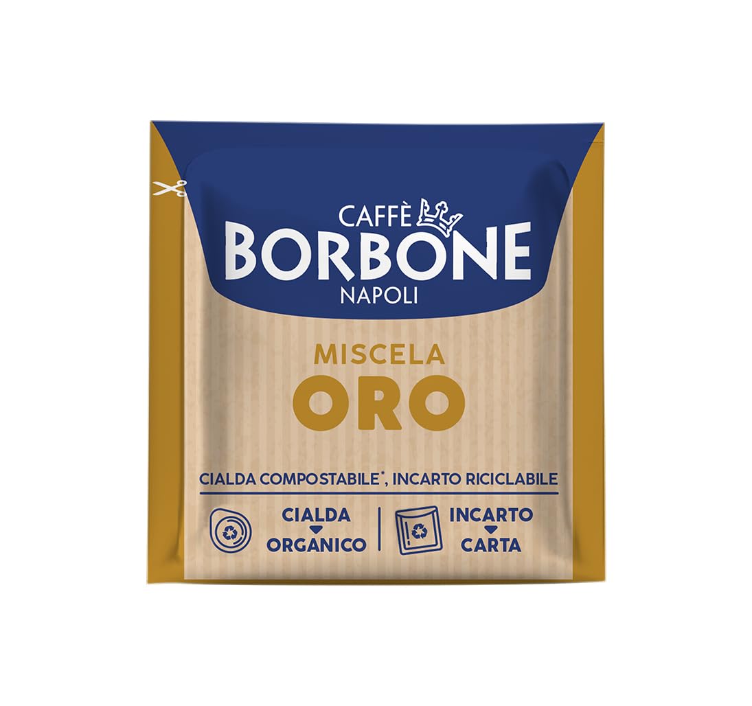 Thumbnail 1 de Caffè Borbone Kompostierbare Kaffeepads Gold-Kaffeemischung – 100 Pads, kompatibel mit ESE 44 mm
