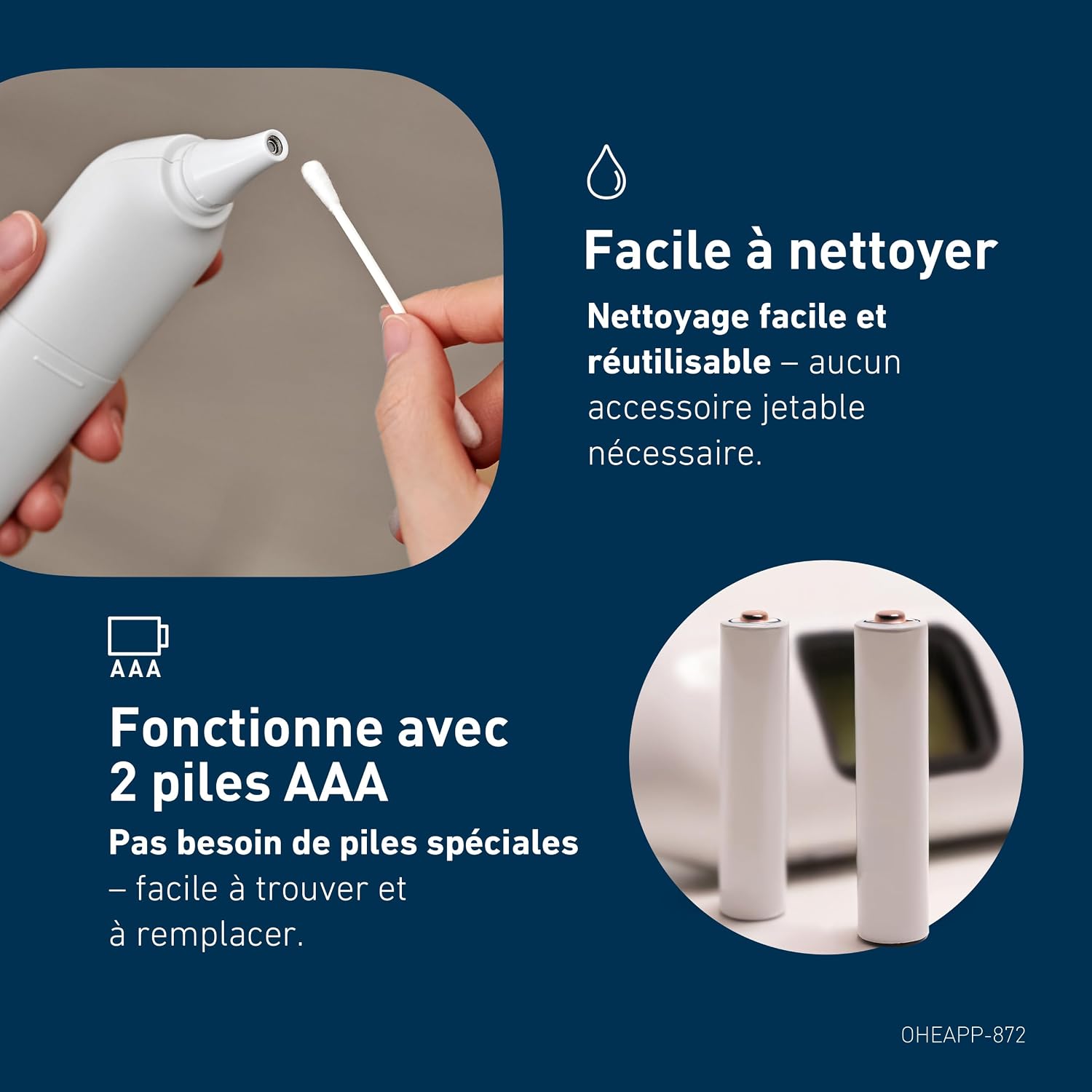 Thumbnail 6 de OMRON Gentle Temp 533 thermomètre auriculaire 1s