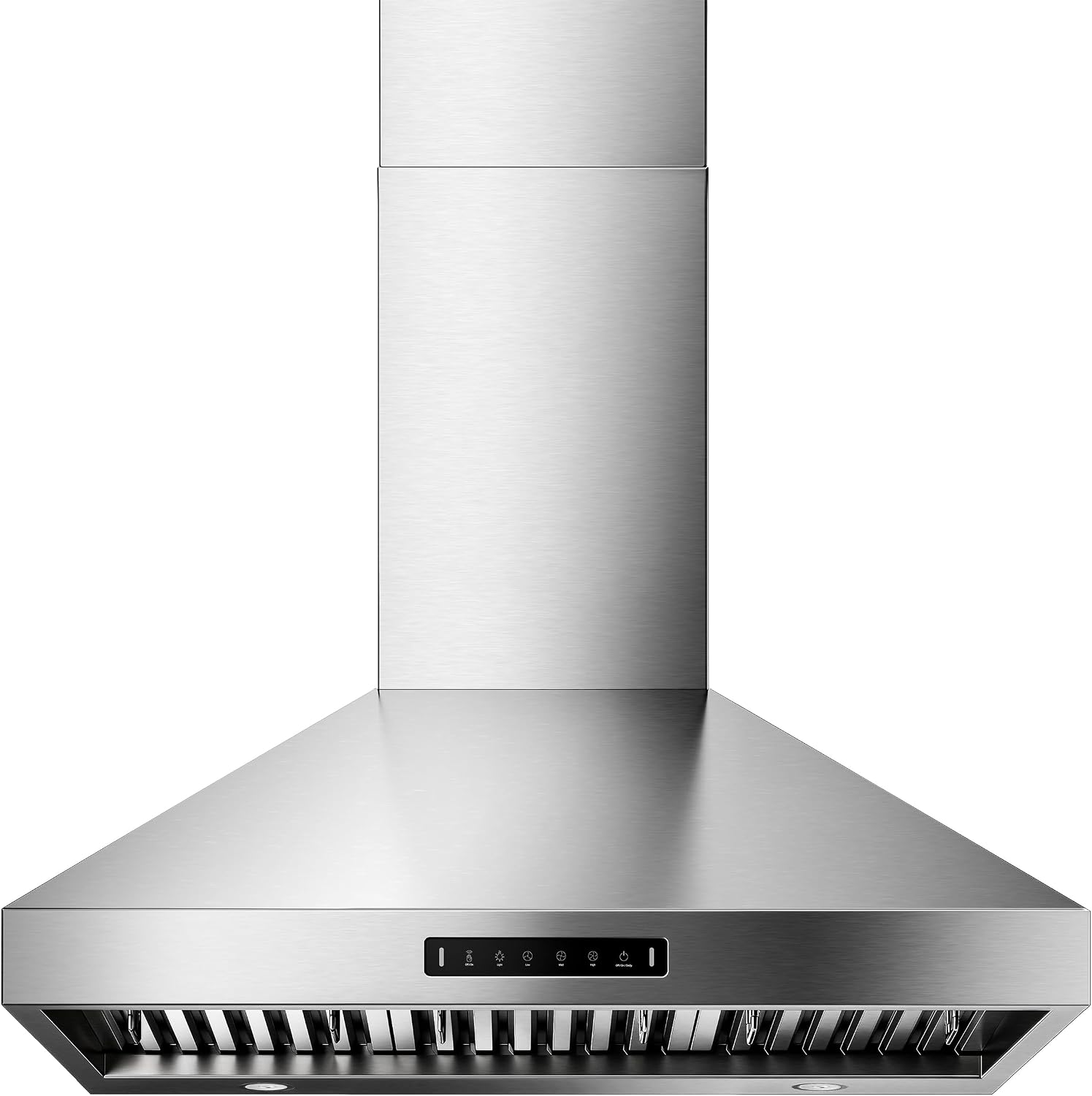 Detalle de VIKIO HOME 36-Inch Wall Mount Range Hood, 900 CFM, Gesture and Touch Controls
