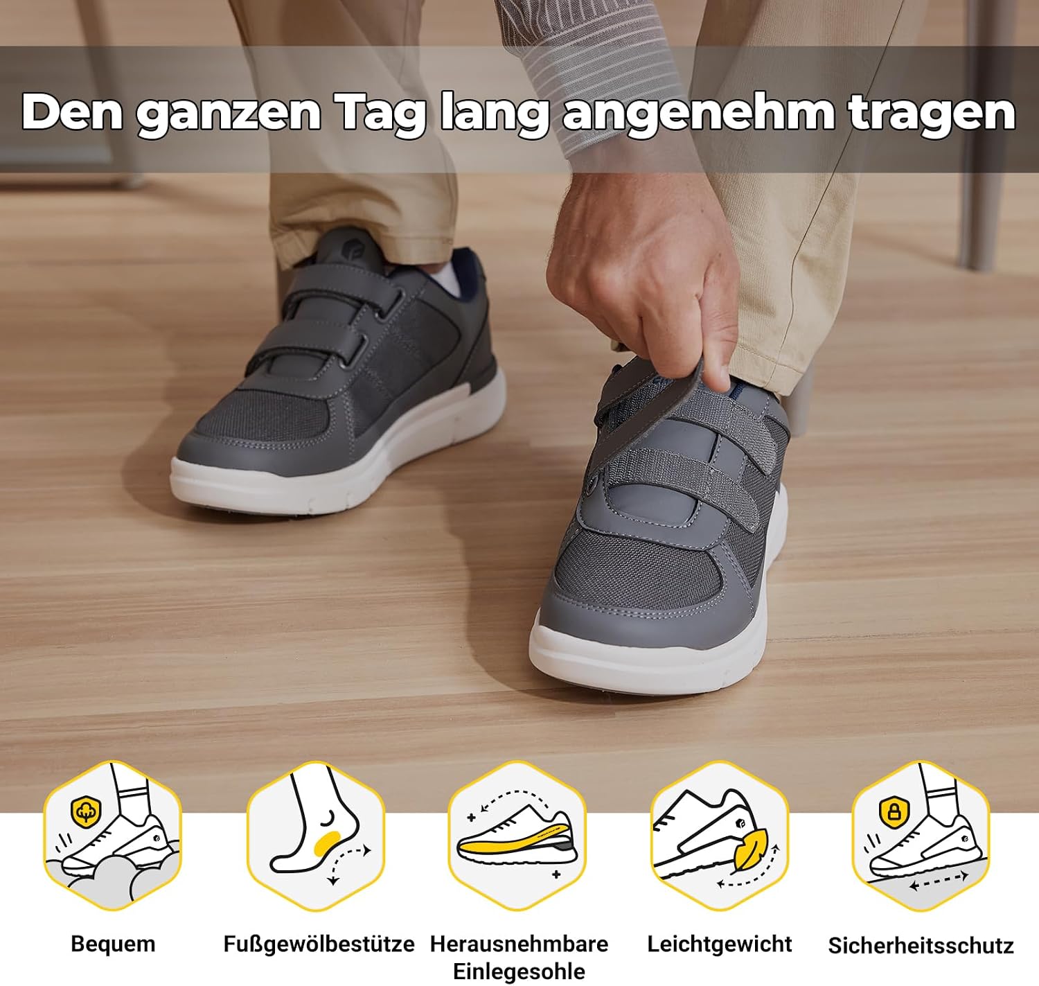 Thumbnail 5 de Turnschuhe Easytop Duo Strap V3 in Extra Weit