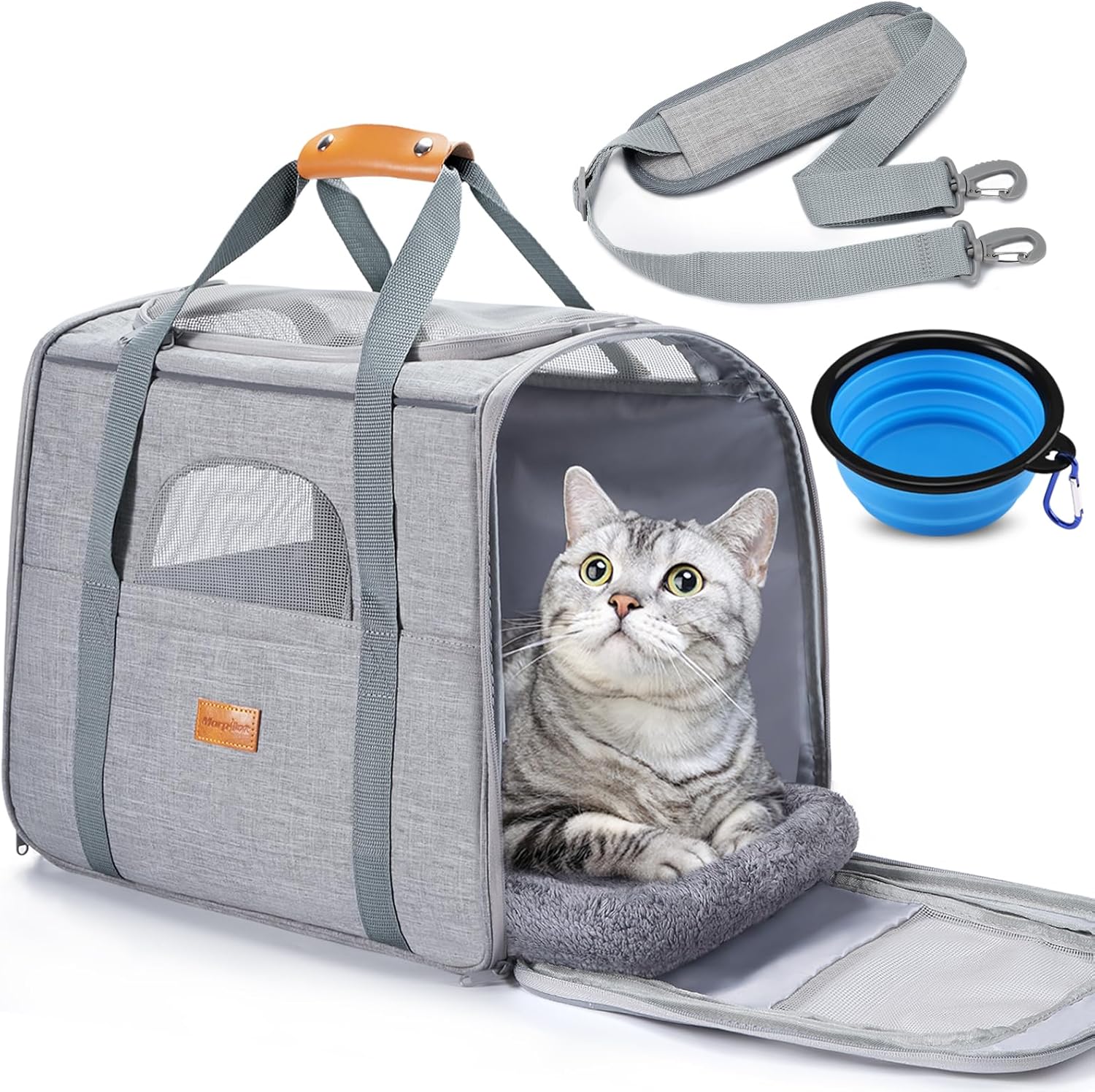 Morpilot Transportbox Katze Faltbare Transporttasche
