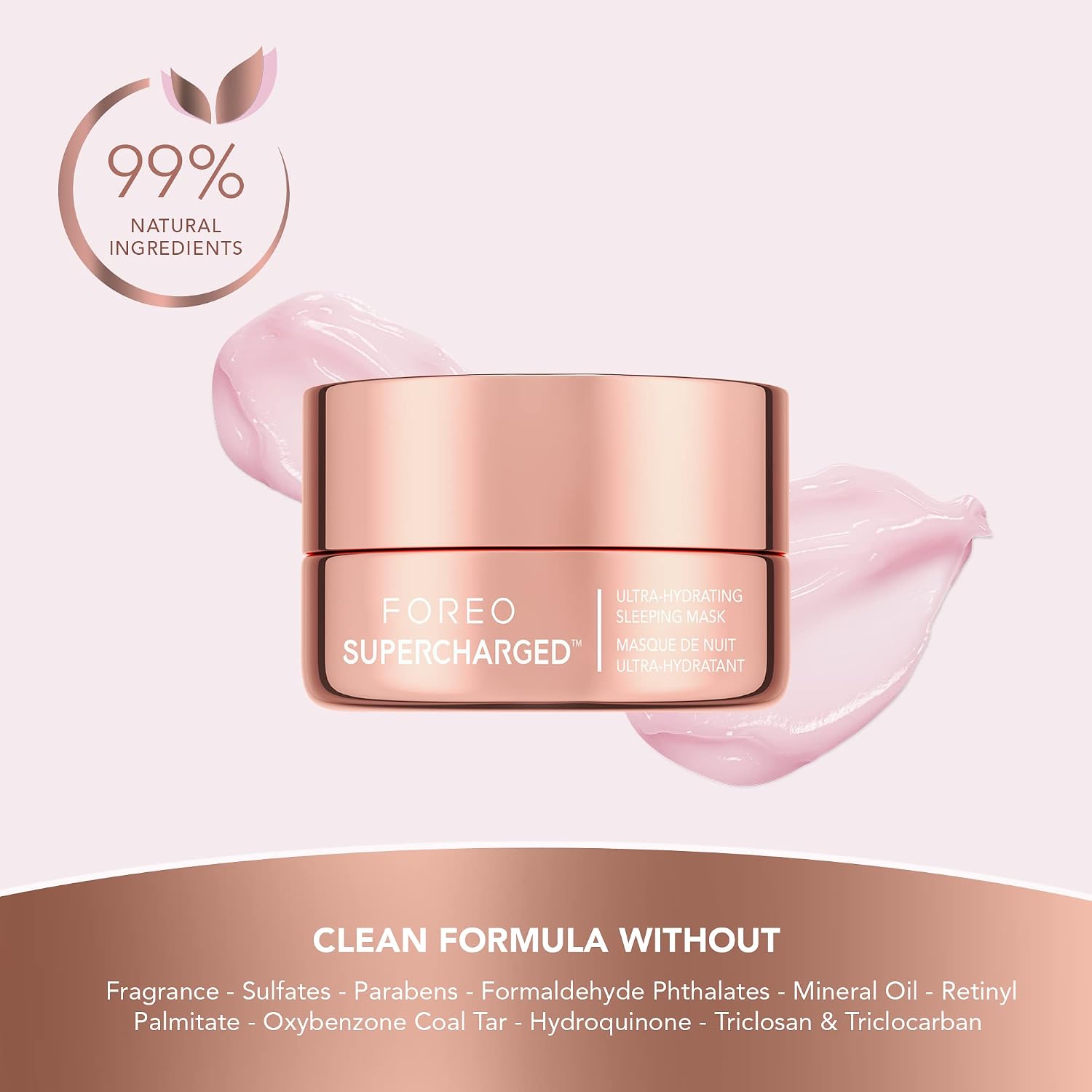 Detalle de FOREO SUPERCHARGED Nachtmaske – TiefenHydratation für das Gesicht (75 ml)