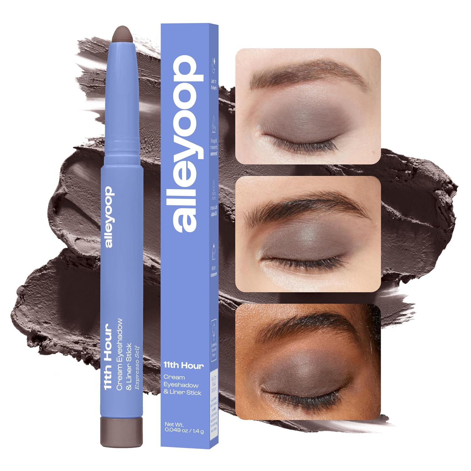 Detalle de ALLEYOOP Cream Eyeshadow Stick, Smoky Mocha Matte